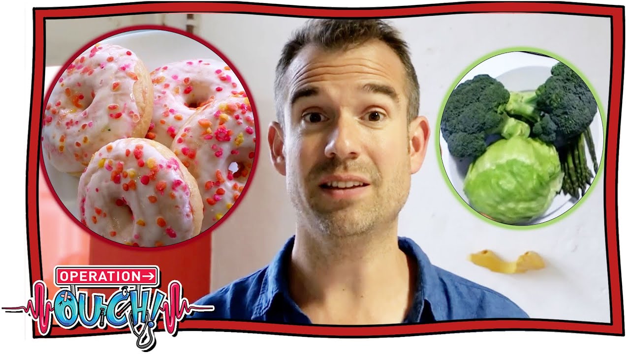 What You Eat Is Important! 🥕🍉🥑 🍩 | The Food Experiment | @OperationOuch | Science For Kids | Nugget