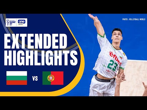 BULGARIA vs. PORTUGAL | EXTENDED HIGHLIGHTS | 2025 FIVB MEN’S WORLD CHAMPIONSHIP | SEPT 22, 2025