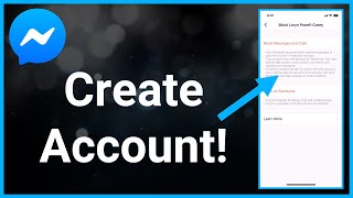 How To Create & Open Messenger Account