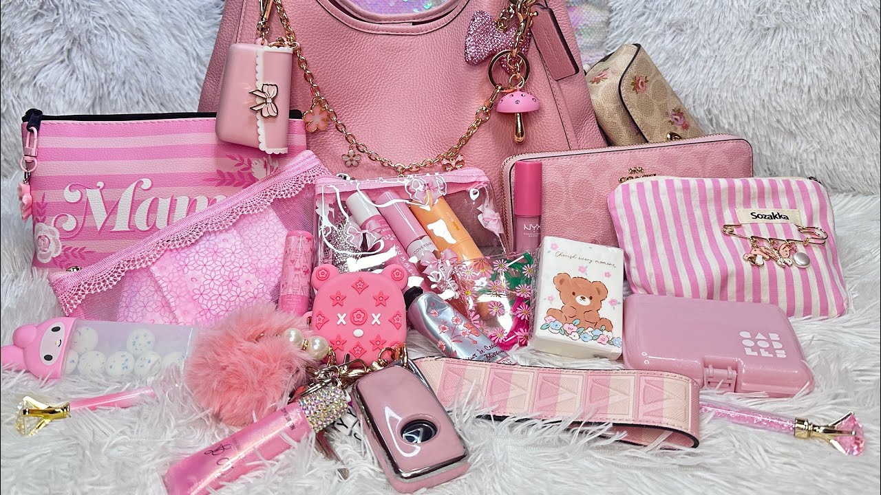 Pack my bag with me! 💐Coach Erin 💕Purse sounds