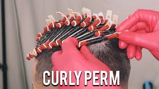 STRAIGHT TO CURLY PERM!