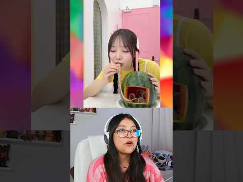 NIÑA GENIO ESCONDE DULCES EN SANDÍA @kimpro828 #curiosidades #humor