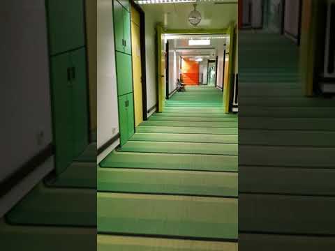 Farben u. Architektur des Klinikum Aachen. Video aufgenommen von Patientin am 9.September 2020