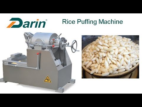 Rice puffing making machine