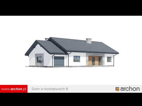 Dom w kostrzewach 8 – Mała, funkcjonalna parterówka I ARCHON+ Projekty Domów