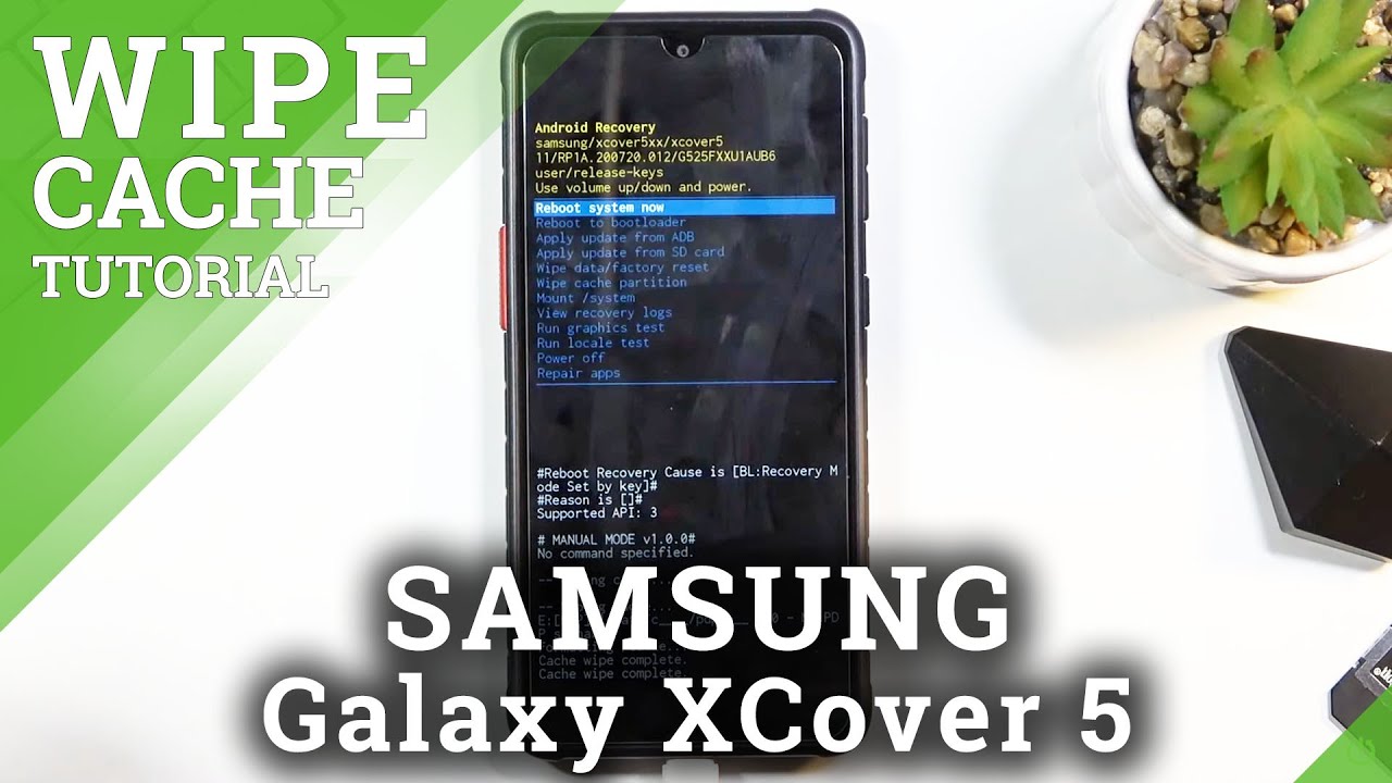 How to Wipe Cache Partition in SAMSUNG Galaxy XCover 5 – Reset Cache Files
