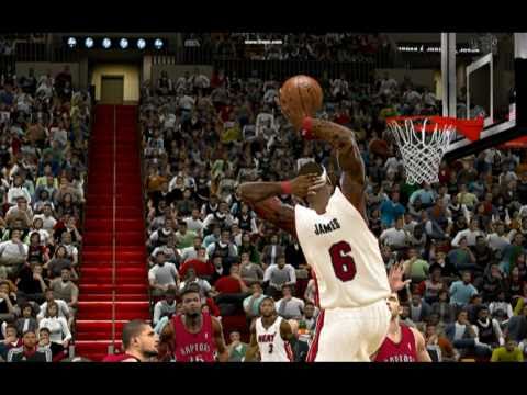 NBA 2K11 LeBron James Top 10 Dunk