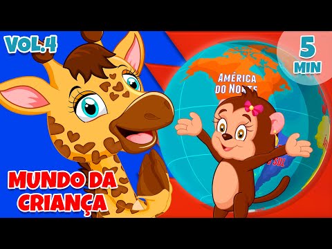 Mundo da Criança Vol. 4 - Giramille 5 min | Desenho Animado Musical