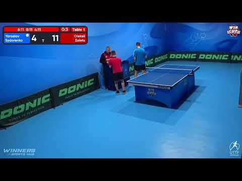 11:00 Yaroslav Sydorenko  0-3 Oleksii Zaiets West 1 WIN CUP 04.11.2022 | TABLE TENNIS WINCUP