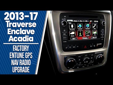 2013-2017 Traverse Enclave Acadia - Factory GPS Navigation Radio Upgrade - Easy Plug & Play Install!
