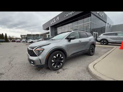 2023 Kia Sportage in Gray for sale at Clarington Kia in Bowmanville, ON
