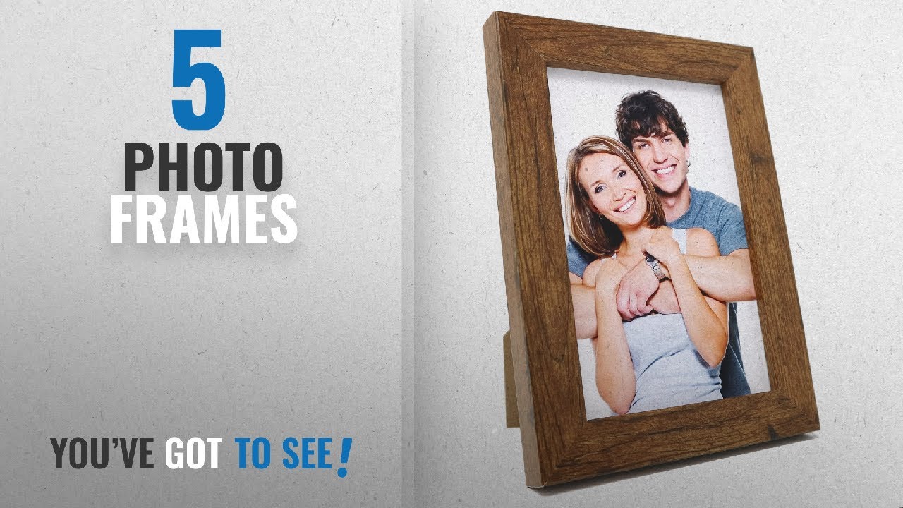 Top 10 Photo Frames [2018]: Photo Frame, 6 x 4, Standard Photograph Size, Brown, Freestanding and