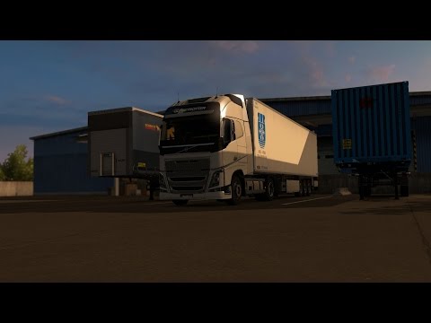 Euro Truck Simulator 2 Oulu (FIN) - Narva (EST) Timelapse