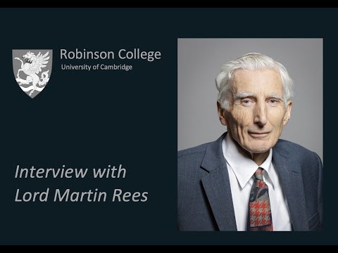 Lord Martin Rees interview for Robinson College, Cambridge