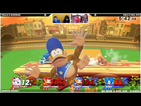 WBB #39 | Blazikus & TSulls vs Bill Nye & Gio.G - Winners Round 1 - Smash Wii U