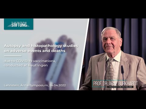 Prof. Dr. Arne Burkhardt - Vortrag auf dem Ärzte-Symposium zu Corona-Impfungen im Dr.-Bruker-Haus