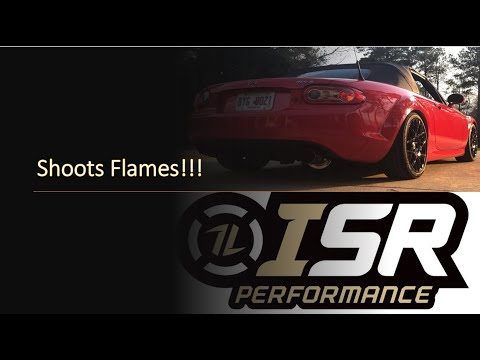 NC Miata ISR Exhaust - Shoots Flames & Melted Bumper
