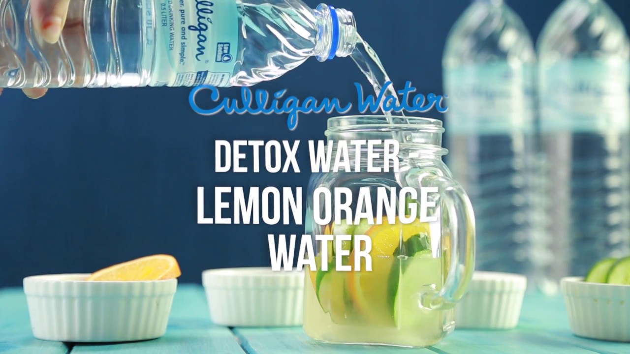 Culligan Water Drinks : Detox Lemon Orange Water