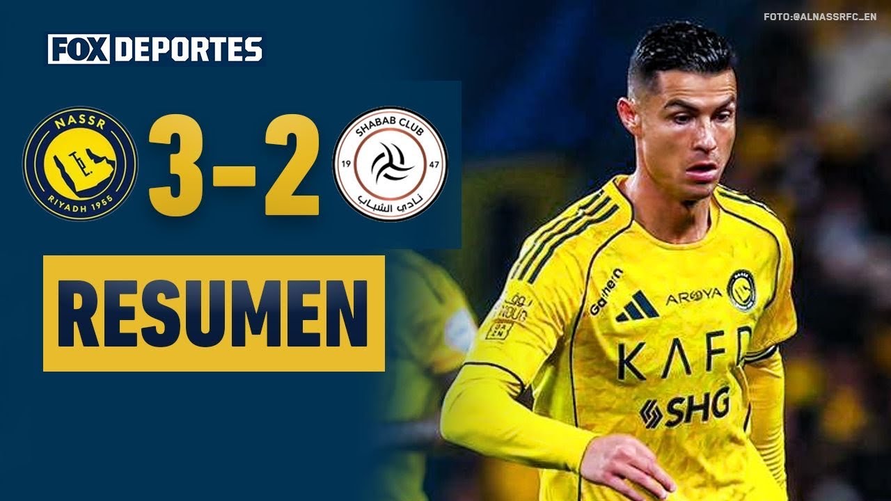 😤CRISTIANO RONALDO Y SU EQUIPO DESPERTARON | Al-Nassr 3-2 Al-Shabab | HIGHLIGHTS | SPLenFOX 2025/26