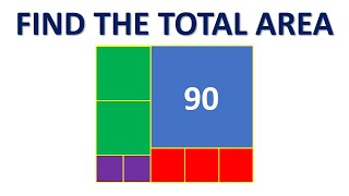 A Colored Squares Math Competition Puzzle
