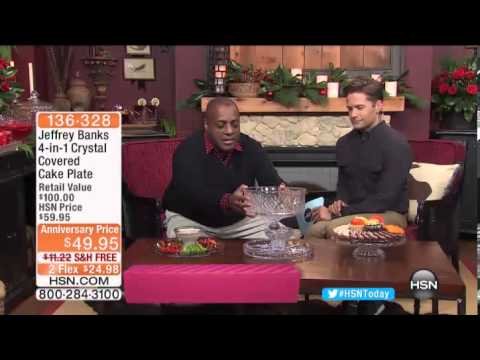 4in1 Crystal Covered Cake Plate