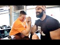 ARM WRESTLING STEVE WILL DO IT!