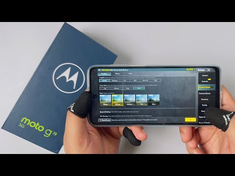 MOTOROLA G73 5G PUBG MOBILE SETTINGS ONLY