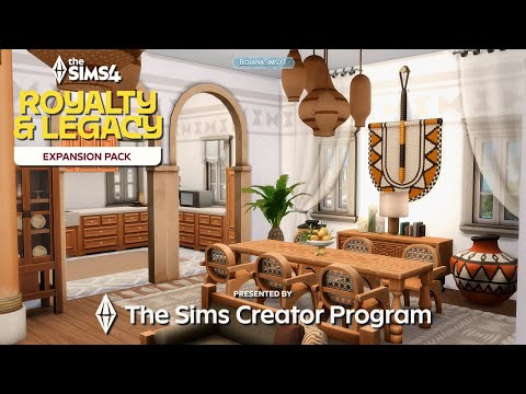 Bright Cliff Apartments | African-Inspired Apartment in Ondarion | The Sims 4 Royalty & Legacy EP