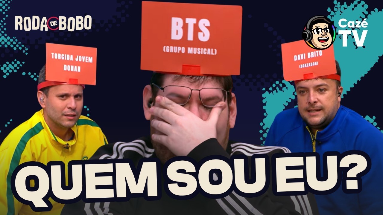 QUEM SOU EU? CAZÉ, DONAN, IGOR E LUISINHO TENTAM DE TUDO ATÉ FALAR ITALIANO! | DESAFIO RODA DE BOBO