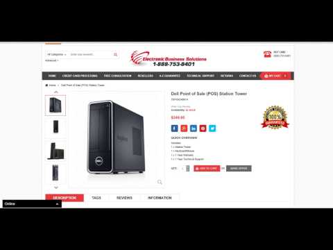 Dell Inspiron Point Of Sale (POS)StationTower by Electronic Business Solutions