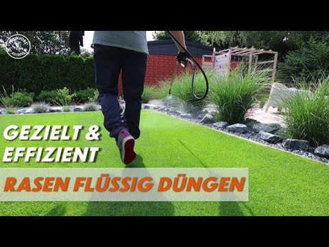 Rasen flüssig düngen | Rasendünger | Flüssigdünger | Gezielt & effizient Rasen Nährstoffe zufügen