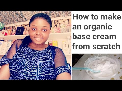 , title : 'Formulating an organic base cream from scratch / how to make a base cream'