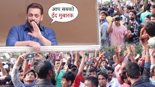 Salman Khan makes special Eid appearance, greets fans gathered outside Galaxy apartments