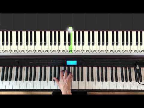 Sonate au clair de lune - L. van Beethoven - comment jouer au piano, Synthesia, piano tutoriel