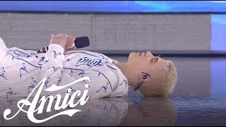 Amici 17 - Biondo - La mia ex chiama - V serale