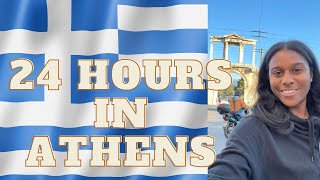 24 Hours SOLO in ATHENS GREECE Travel Vlog (2023)