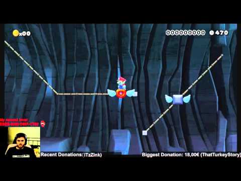 Super Mario Maker (WiiU) - Moving Platforms Everywhere! [clearrate 0,09%] - LIVE on Twitch.tv