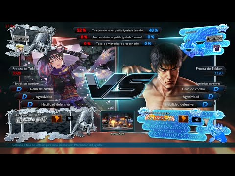 _ 584_3 D Kunimitsu ( Uchiha x24 ) vs LAW (Jhamil18YT) - Tekken 7 Online  sin Grafica