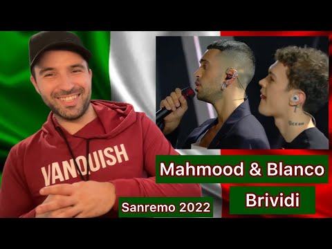 Reaction 🇮🇹: Mahmood & Blanco -  Brividi (Sanremo 2022 / Eurovision 2022 Italy) Live Performance