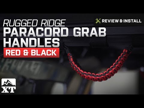 Jeep Wrangler Rugged Ridge Paracord Grab Handles (1987-2017 YJ, TJ & JK) Review & Install