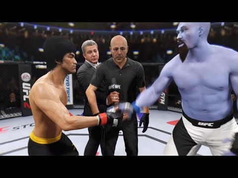 Bruce Lee vs. Jin Smith (EA Sports UFC 2) - CPU vs. CPU