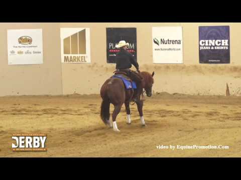Reys A Shine ridden by Chris C  Dawson   2015 NRCHA Derby FINALS Rein   Open Derby