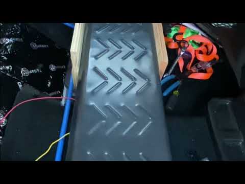 Front Runner footwell water tank install on the JLU rubicon