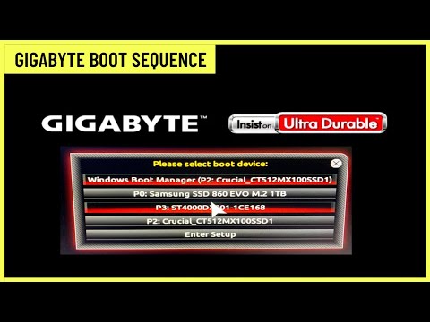 How to Configure Boot Device Sequence on Gigabyte Motherboard✅
