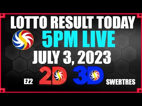 Lotto Result Today July 3 2023 5pm Ez2 Swertres Result