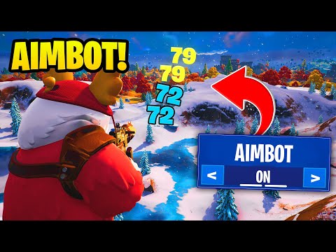 Part of a video titled How to Get AIMBOT for FREE in Fortnite Chapter 4 Season 2! (ANY ...