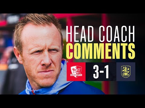 HEAD COACH COMMENTS | Jon Worthington reflects on the loss to Exeter City.