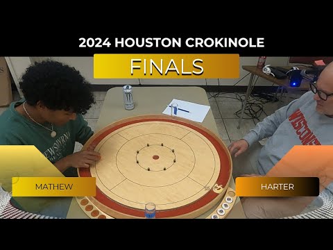 Houston Crokinole Championship Finals Mathew VS Harter