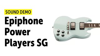 Video thumbnail for Epiphone Power Players SG - Sound Demo (no talking) by Guitar Bonedo