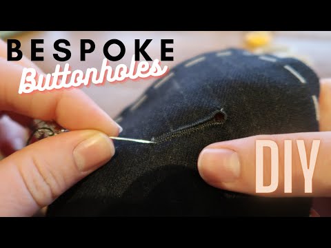 SEWING BUTTONHOLES AT HOME - tips & mistakes to avoid //ASMR